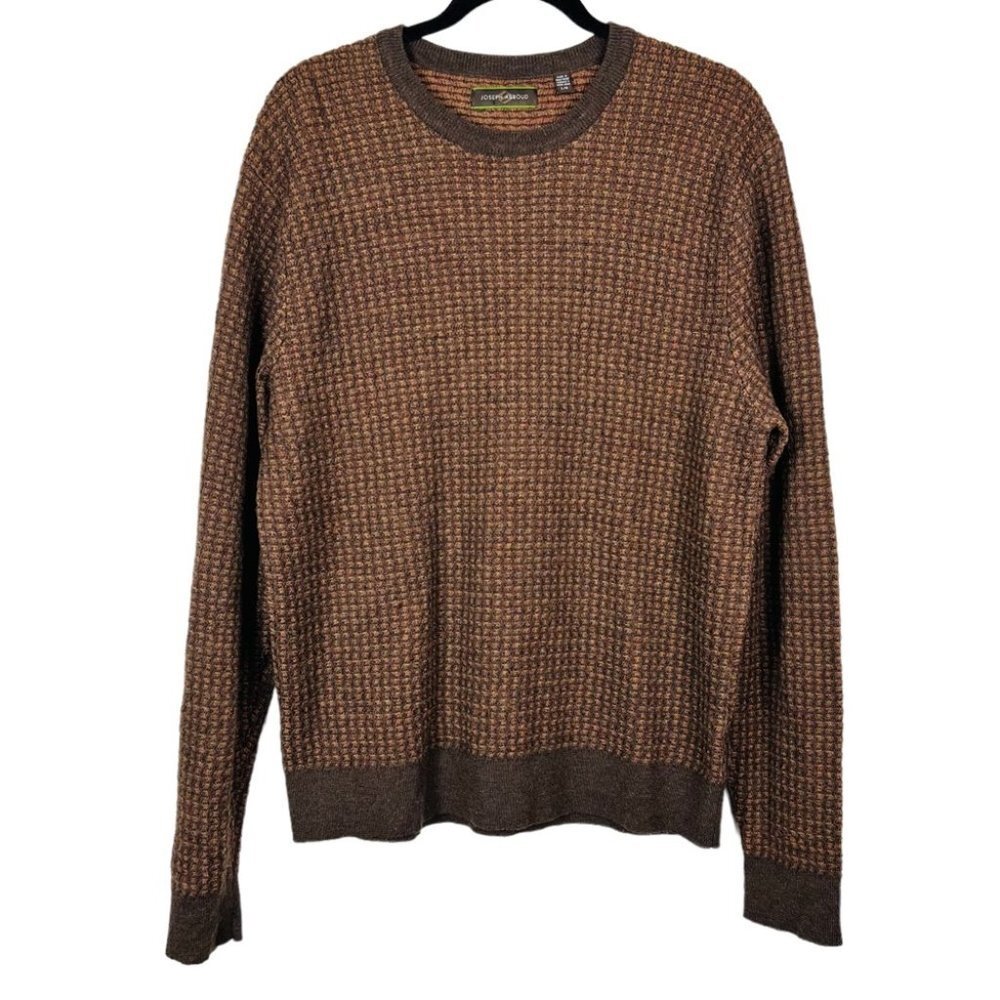 Joseph Abboud Made  in Italy 100% Merino Wool Unisex Crew-Neck Sweater size L
